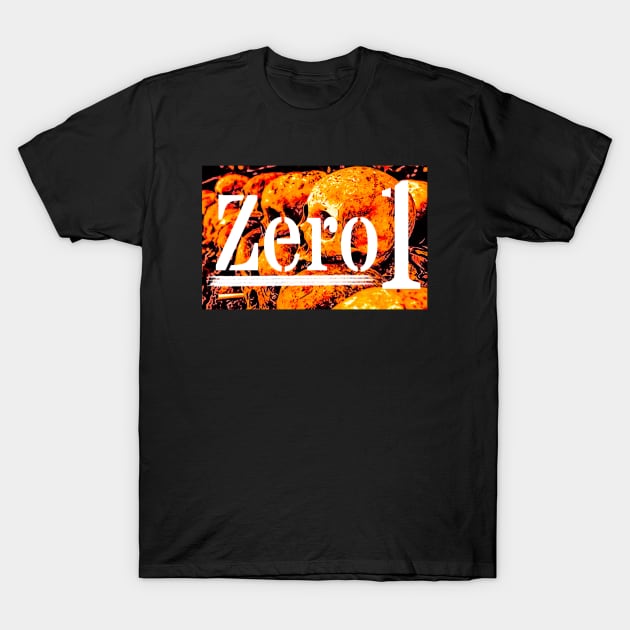 Zero1-1.41 skull logo T-Shirt by Stinkykittydesign